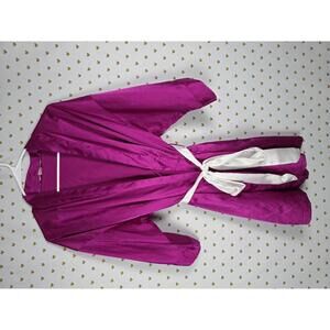 Victorias Secret Satin Silky Robe Wrap Lounge kimono SMALL MEDIUM